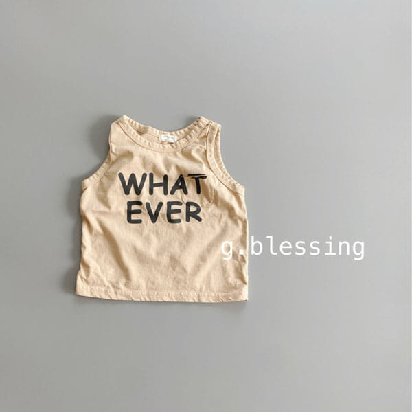 G BLESSING - Korean Children Fashion - #Kfashion4kids - What Ever Sleeveless - 2