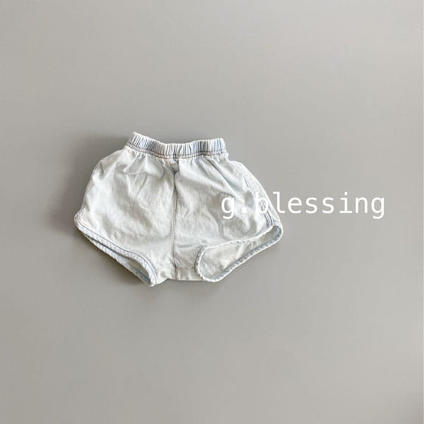G BLESSING - Korean Children Fashion - #Kfashion4kids - Denim Shorts