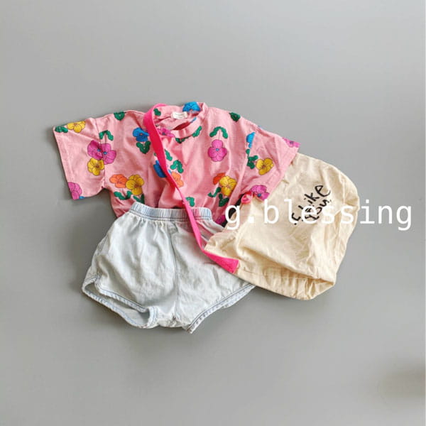 G BLESSING - Korean Children Fashion - #Kfashion4kids - Denim Shorts - 3