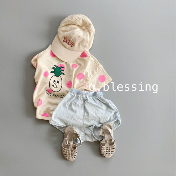 G BLESSING - Korean Children Fashion - #Kfashion4kids - Denim Shorts - 6