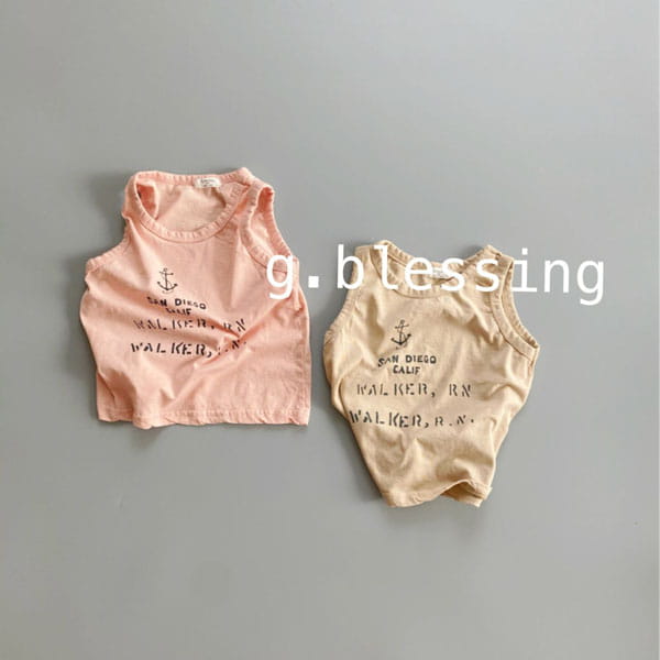G BLESSING - Korean Children Fashion - #Kfashion4kids - Calif Sleeveless