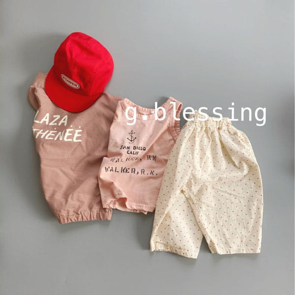 G BLESSING - Korean Children Fashion - #Kfashion4kids - Calif Sleeveless - 6