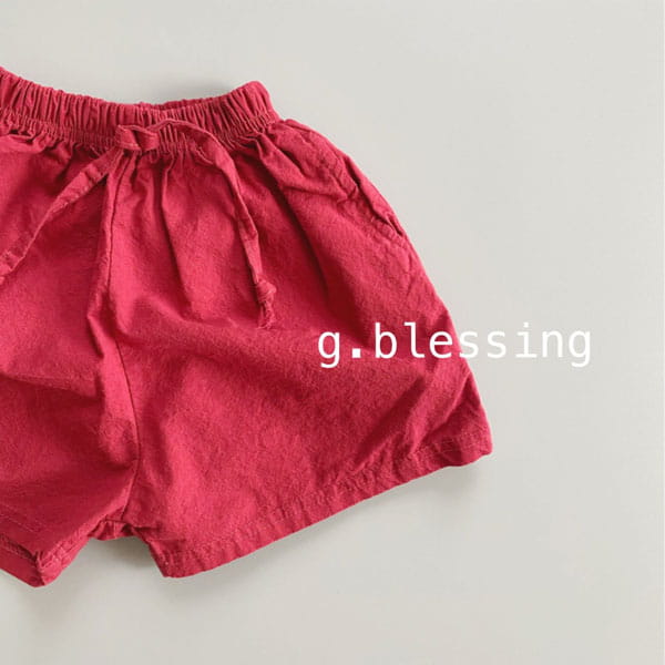 G BLESSING - Korean Children Fashion - #Kfashion4kids - Joa Linen Shorts - 2