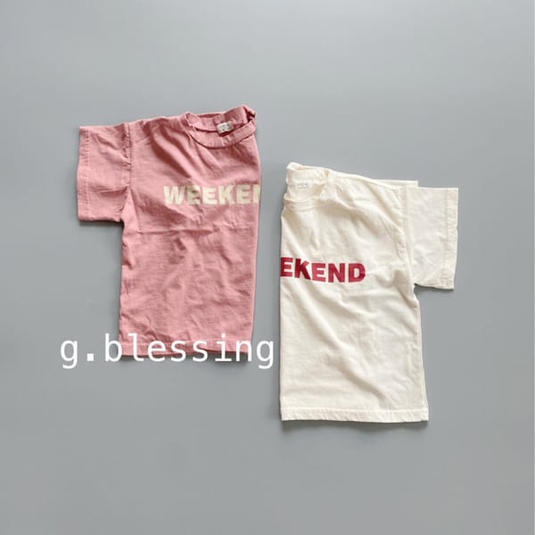 G BLESSING - Korean Children Fashion - #Kfashion4kids - Weekend Tee - 3