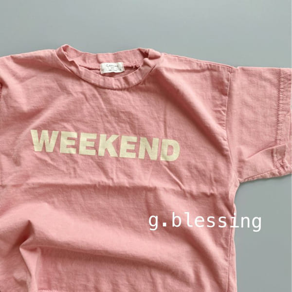 G BLESSING - Korean Children Fashion - #Kfashion4kids - Weekend Tee - 4
