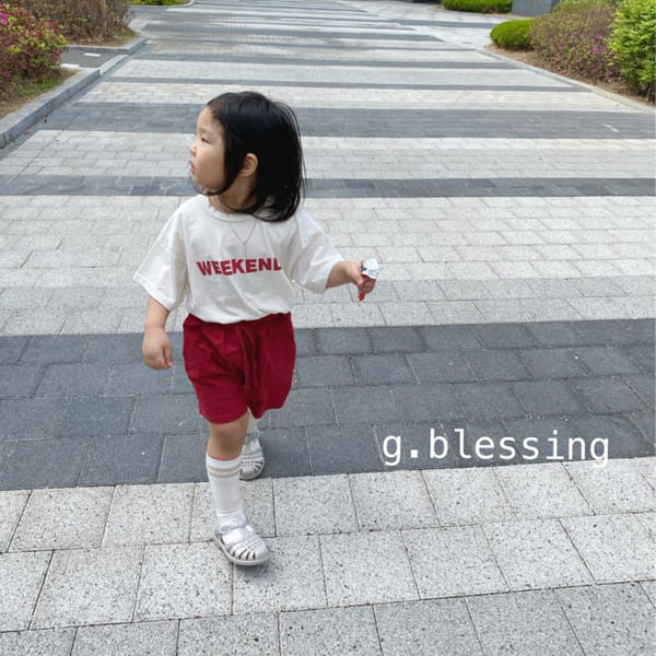 G BLESSING - Korean Children Fashion - #Kfashion4kids - Weekend Tee - 9