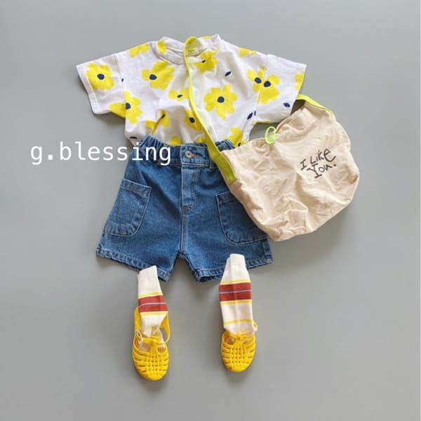 G BLESSING - Korean Children Fashion - #Kfashion4kids - Flower Tee - 6