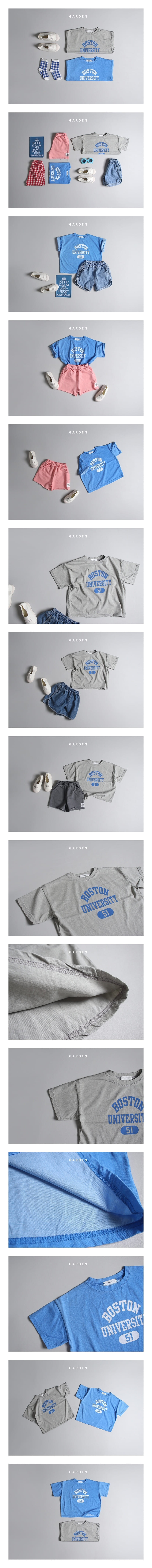 GARDEN - Korean Children Fashion - #Kfashion4kids - Boston Tee