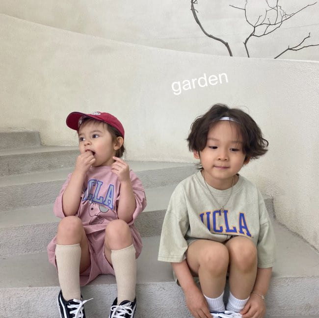 GARDEN - Korean Children Fashion - #Kfashion4kids - Snoopy Top Bottom Set
