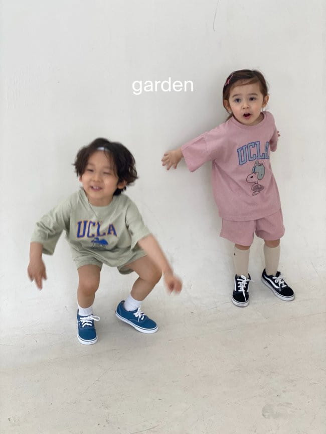 GARDEN - Korean Children Fashion - #Kfashion4kids - Snoopy Top Bottom Set - 11