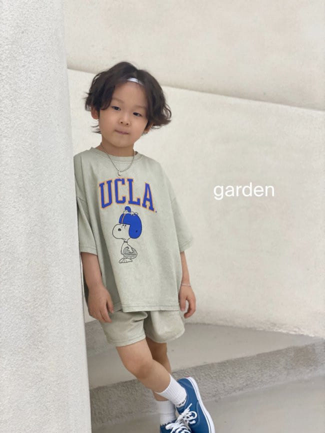GARDEN - Korean Children Fashion - #Kfashion4kids - Snoopy Top Bottom Set - 5