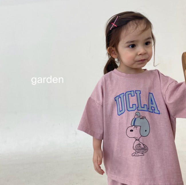 GARDEN - Korean Children Fashion - #Kfashion4kids - Snoopy Top Bottom Set - 7