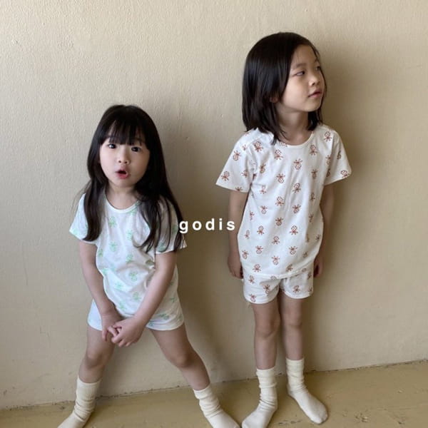 GODIS - Korean Children Fashion - #Kfashion4kids - Pineapple Easywear