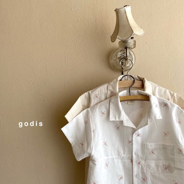 GODIS - Korean Children Fashion - #Kfashion4kids - Flower Shirt - 2
