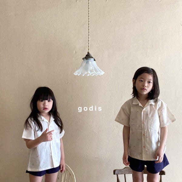 GODIS - Korean Children Fashion - #Kfashion4kids - Flower Shirt - 3