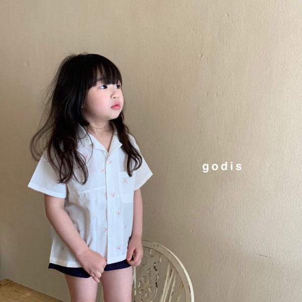 GODIS - Korean Children Fashion - #Kfashion4kids - Flower Shirt - 5