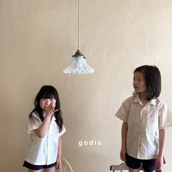GODIS - Korean Children Fashion - #Kfashion4kids - Flower Shirt - 6