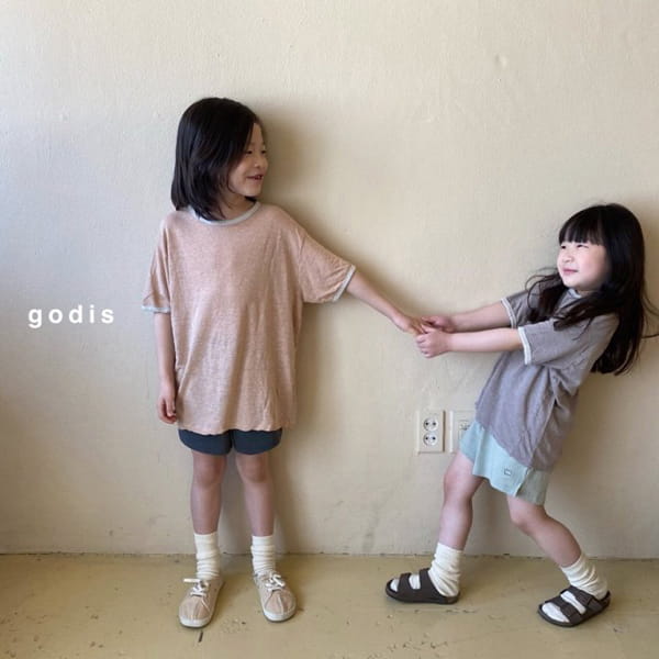 GODIS - Korean Children Fashion - #Kfashion4kids - Linen Rappa Tee