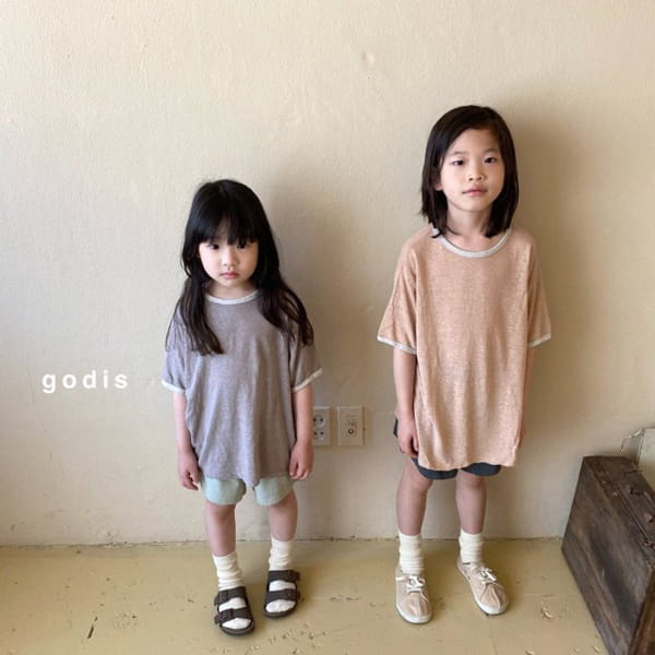 GODIS - Korean Children Fashion - #Kfashion4kids - Linen Rappa Tee - 3