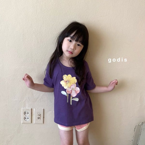 GODIS - Korean Children Fashion - #Kfashion4kids - Flower Tee - 10