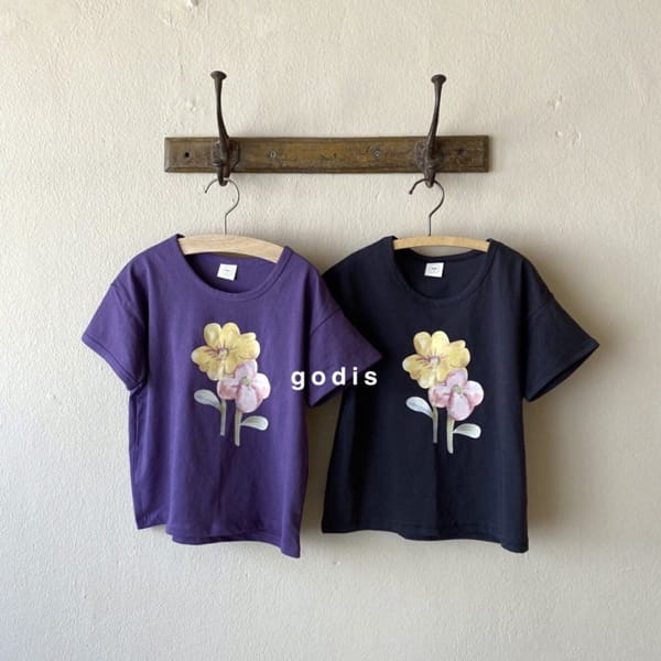 GODIS - Korean Children Fashion - #Kfashion4kids - Flower Tee - 2
