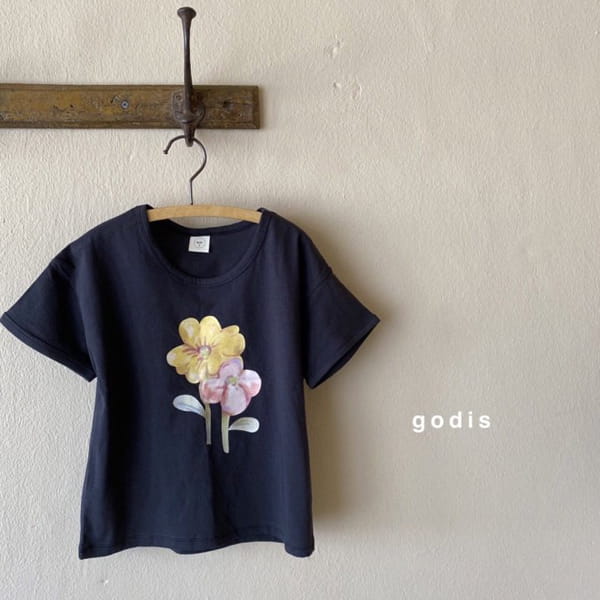 GODIS - Korean Children Fashion - #Kfashion4kids - Flower Tee - 3