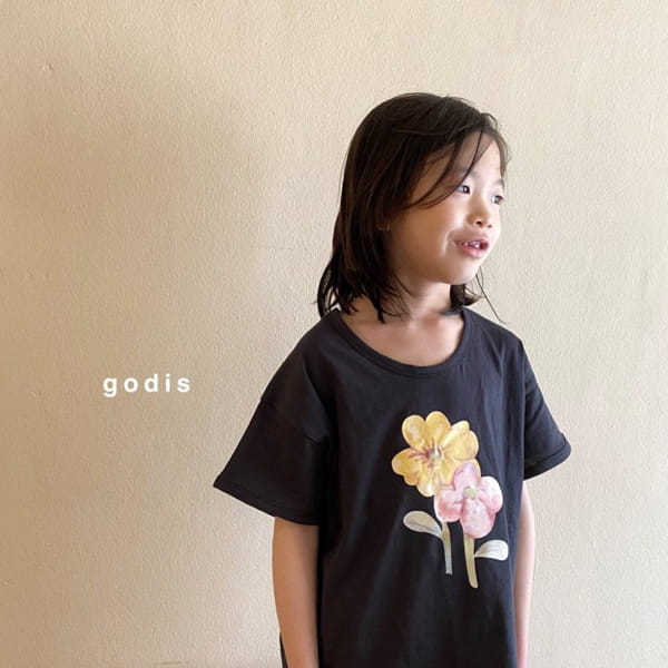GODIS - Korean Children Fashion - #Kfashion4kids - Flower Tee - 4