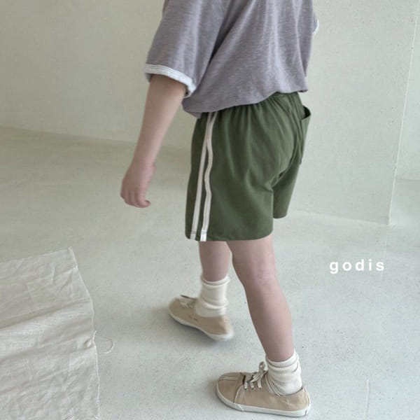 GODIS - Korean Children Fashion - #Kfashion4kids - 2 Stripes Shorts
