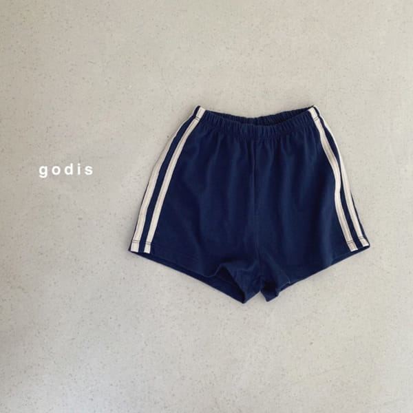 GODIS - Korean Children Fashion - #Kfashion4kids - 2 Stripes Shorts - 3