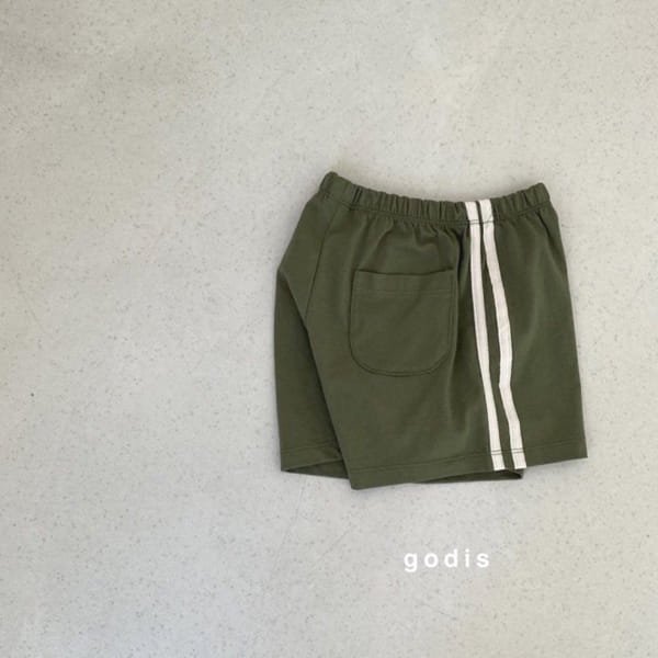 GODIS - Korean Children Fashion - #Kfashion4kids - 2 Stripes Shorts - 4