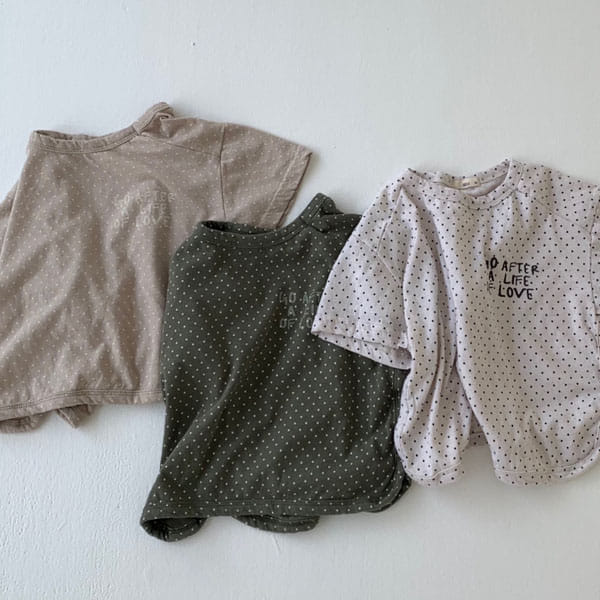 GO;U - Korean Children Fashion - #Kfashion4kids - Dots Tee