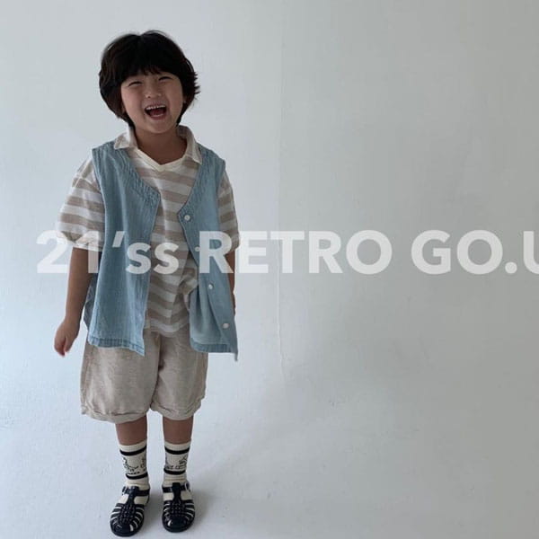 GO;U - Korean Children Fashion - #Kfashion4kids - 1577 Vest - 3