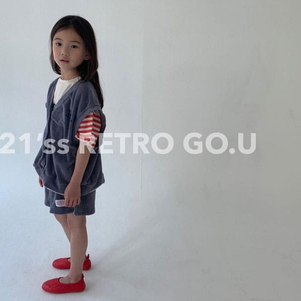 GO;U - Korean Children Fashion - #Kfashion4kids - Summer Vest - 2