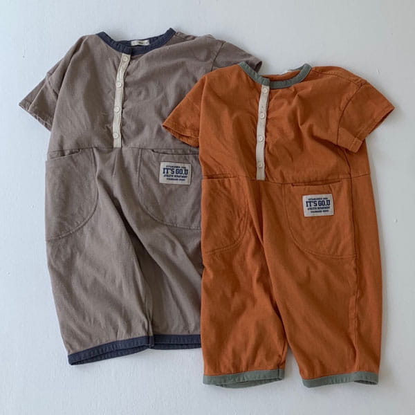 GO;U - Korean Children Fashion - #Kfashion4kids - Ppa Ppa Jumpsuit