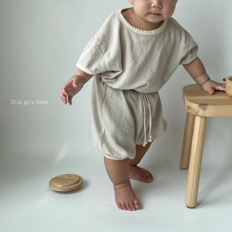 GO;U - Korean Children Fashion - #Kfashion4kids - Wear with Me Top Bottom Set - 10
