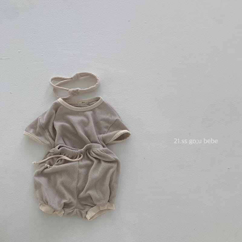 GO;U - Korean Children Fashion - #Kfashion4kids - Wear with Me Top Bottom Set - 4