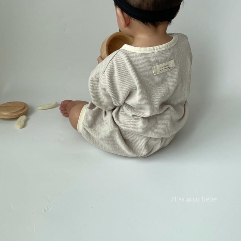 GO;U - Korean Children Fashion - #Kfashion4kids - Wear with Me Top Bottom Set - 9