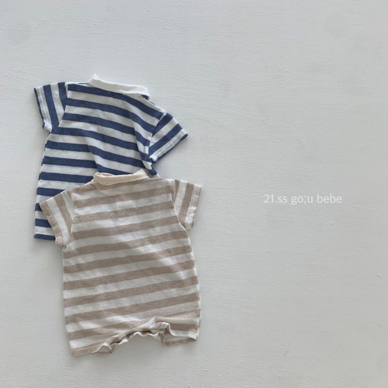 GO;U - Korean Children Fashion - #Kfashion4kids - Collar Collar Bodysuit - 7