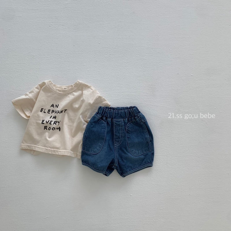 GO;U - Korean Children Fashion - #Kfashion4kids - Lettering Tee