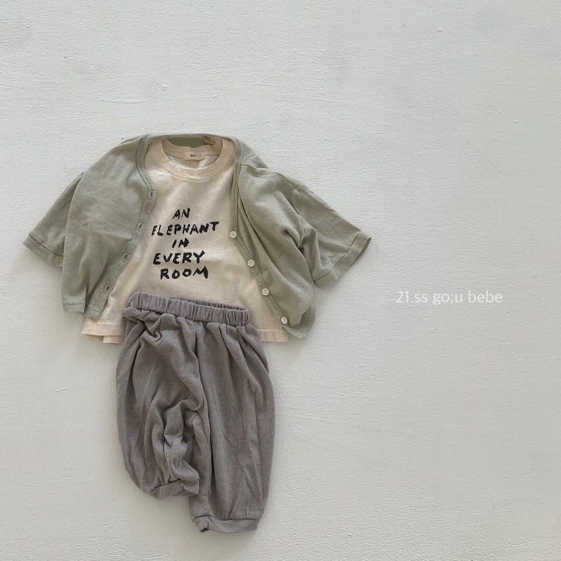 GO;U - Korean Children Fashion - #Kfashion4kids - Lettering Tee - 11