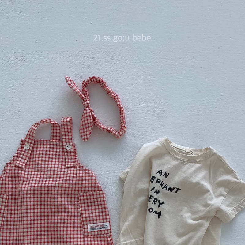 GO;U - Korean Children Fashion - #Kfashion4kids - Lettering Tee - 8