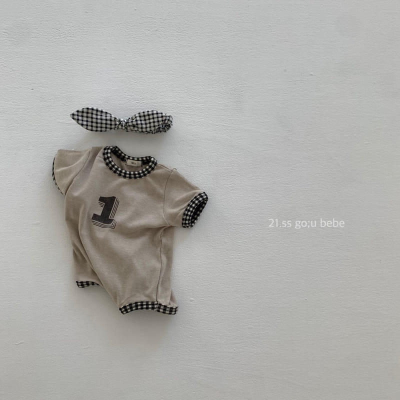 GO;U - Korean Children Fashion - #Kfashion4kids - Number 1 Bodysuit