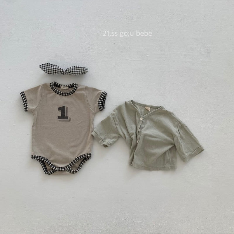 GO;U - Korean Children Fashion - #Kfashion4kids - Number 1 Bodysuit - 3