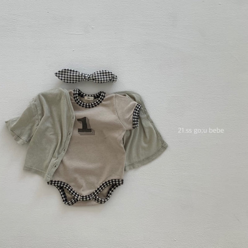 GO;U - Korean Children Fashion - #Kfashion4kids - Number 1 Bodysuit - 5