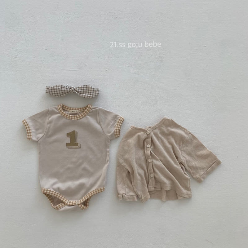 GO;U - Korean Children Fashion - #Kfashion4kids - Number 1 Bodysuit - 7