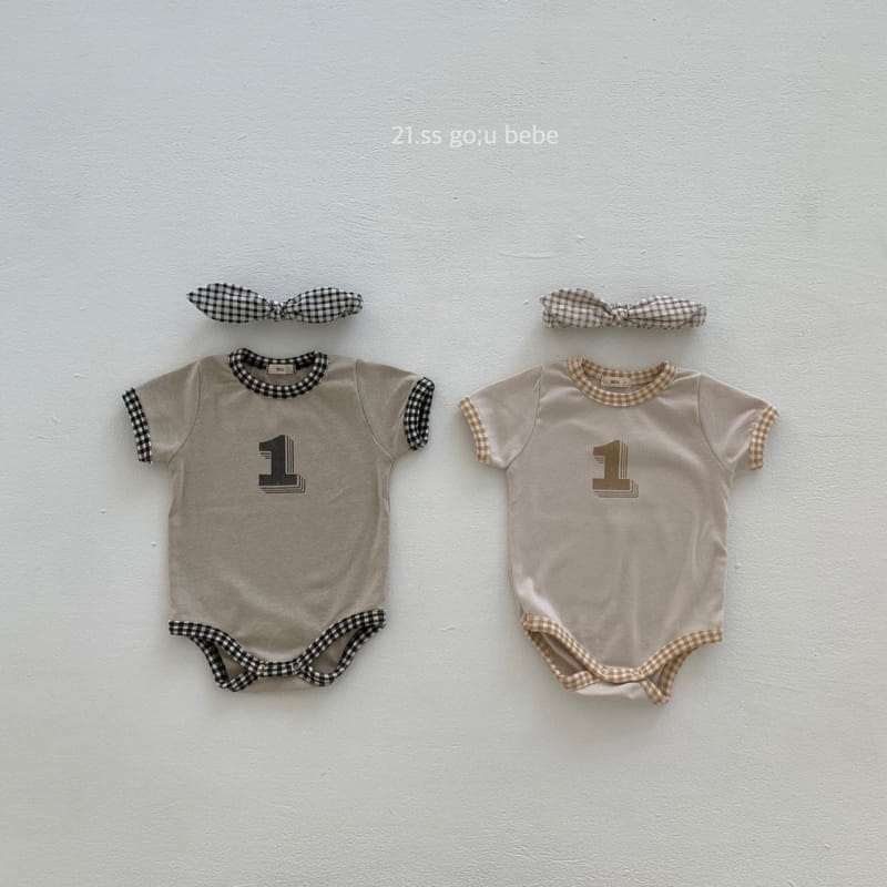 GO;U - Korean Children Fashion - #Kfashion4kids - Number 1 Bodysuit - 9