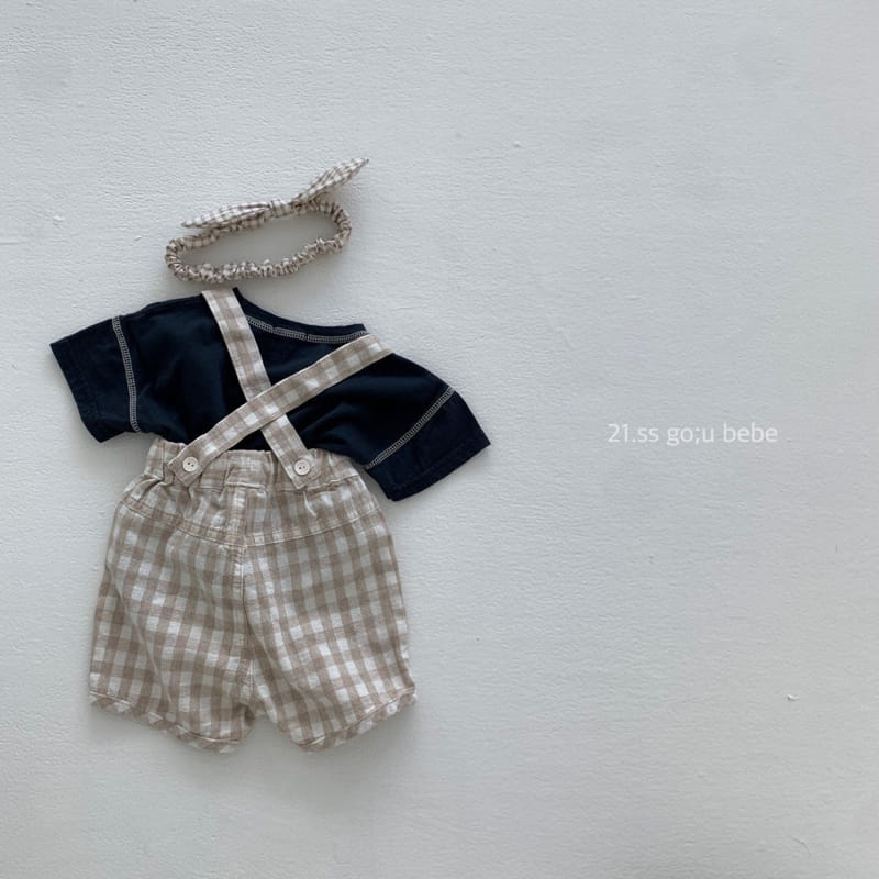 GO;U - Korean Children Fashion - #Kfashion4kids - Yogi Jogi Dungarees - 10