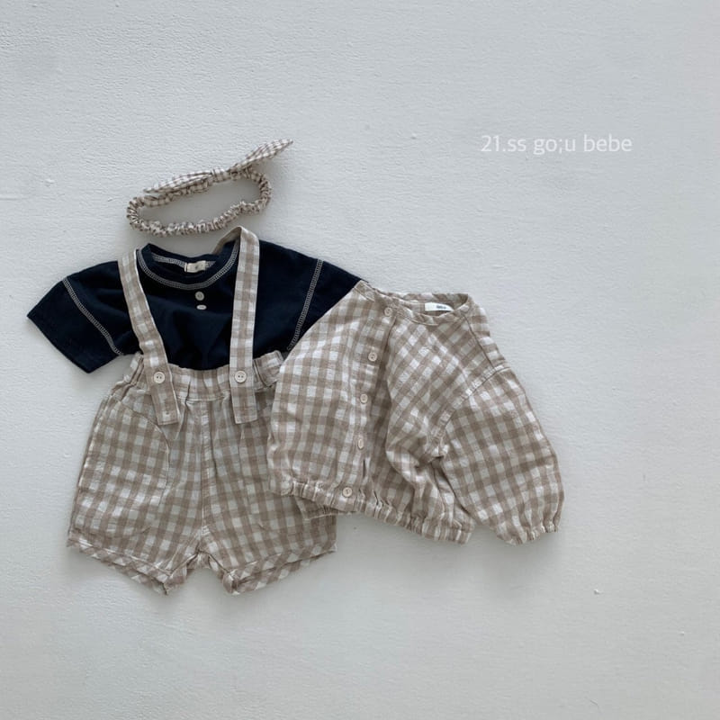 GO;U - Korean Children Fashion - #Kfashion4kids - Yogi Jogi Dungarees - 11