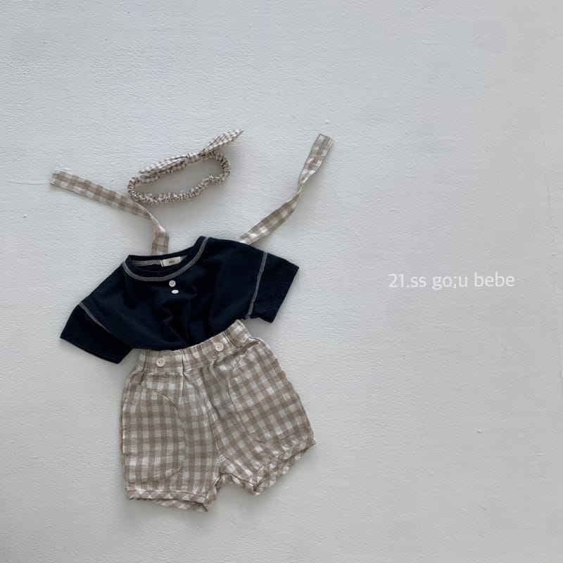GO;U - Korean Children Fashion - #Kfashion4kids - Yogi Jogi Dungarees - 12