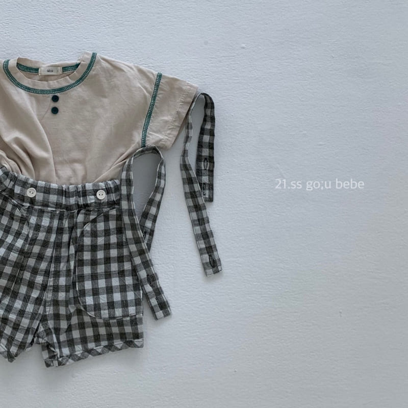 GO;U - Korean Children Fashion - #Kfashion4kids - Yogi Jogi Dungarees - 5
